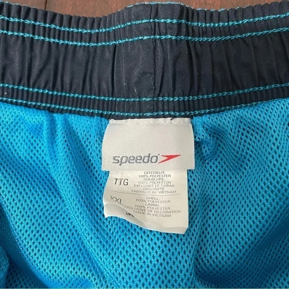Speedo Men’s Knee Length Swimming Trunks Light Blue XXL Marina Volley